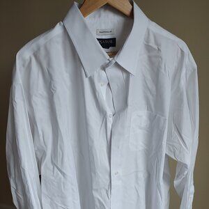 Jos. A. Bank White Dress Shirt - Size 18.5 34